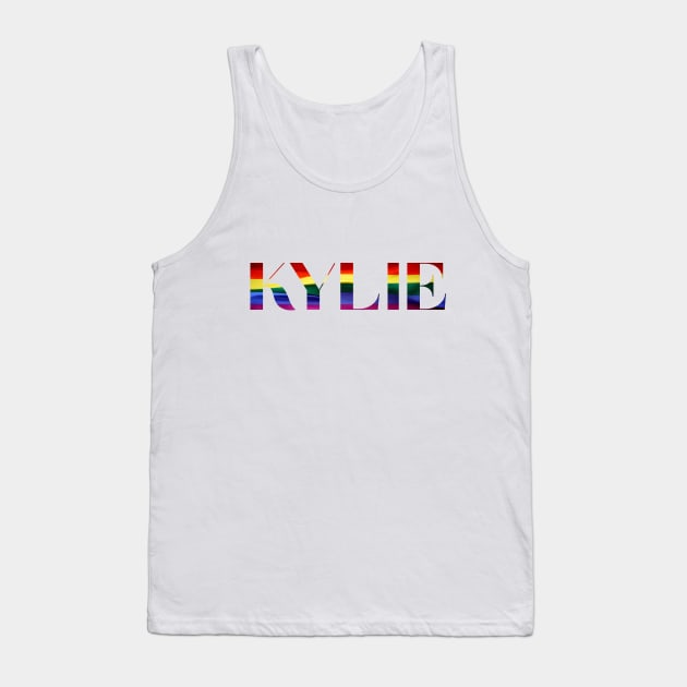 Kylie Pride Rainbow Tank Top by TeeTime